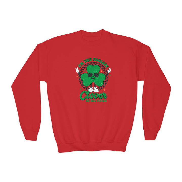 Coolest Clover - Youth Crewneck Sweatshirt