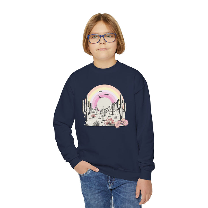 Desert Rainbow - Youth Crewneck Sweatshirt