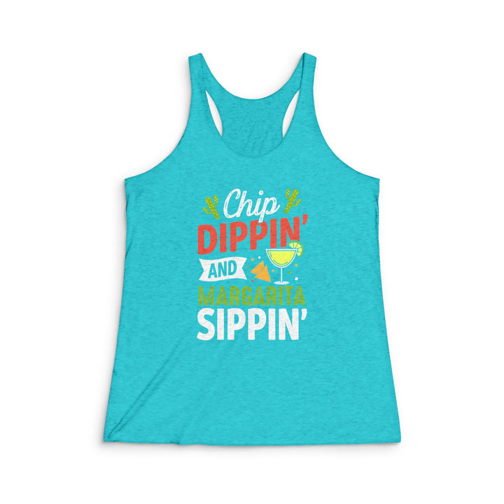 Chip Dippin - Women's Tri-Blend Racerback Tank
