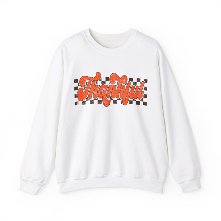 Retro Thankful - Unisex Heavy Blend™ Crewneck Sweatshirt
