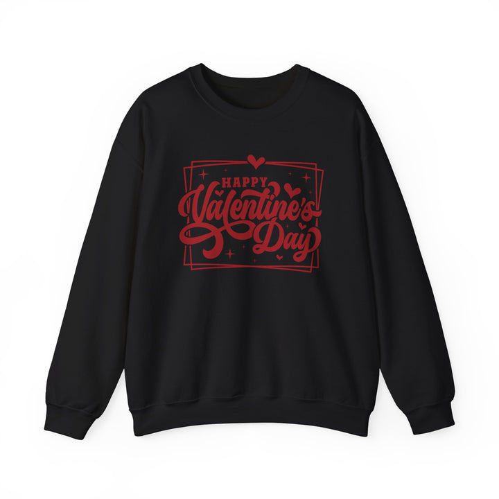 Happy Valentine's Day W/Hearts - Unisex Heavy Blend™ Crewneck Sweatshirt