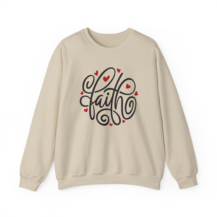 Faith Hearts - Unisex Heavy Blend™ Crewneck Sweatshirt