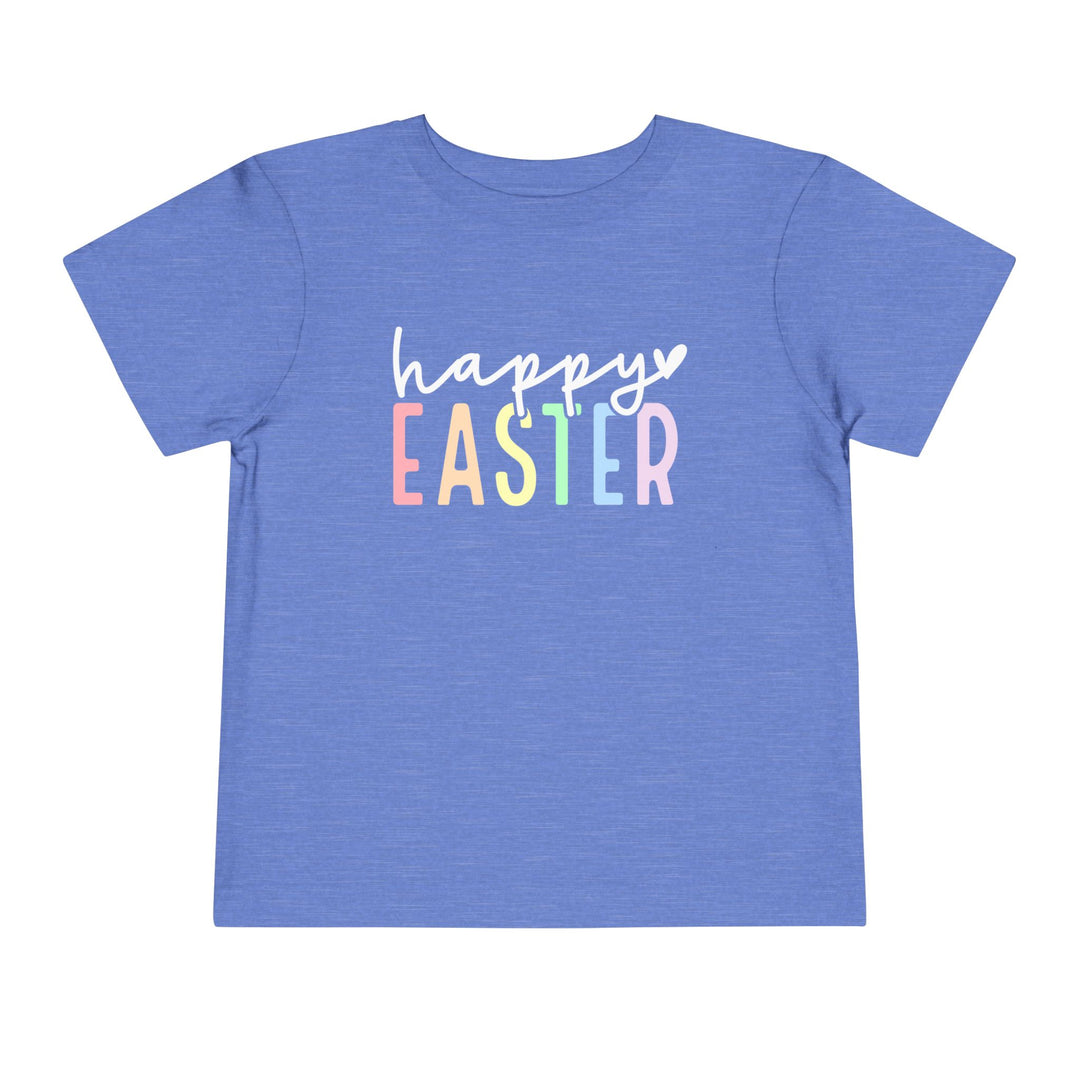 Pastel Happy Easter - Toddler Short Sleeve Tee