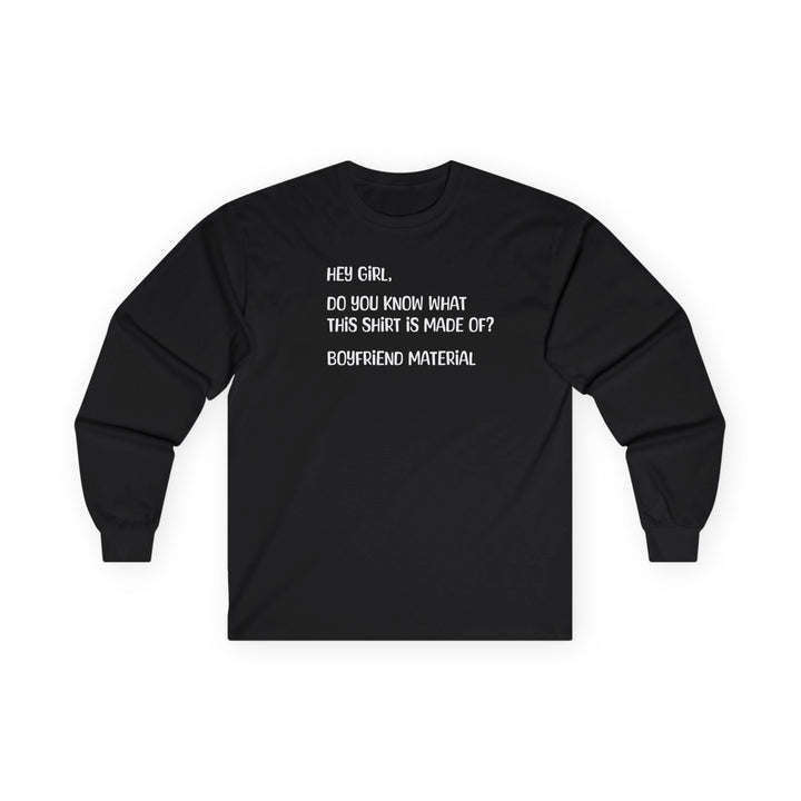 Boyfriend Material - Unisex Ultra Cotton Long Sleeve Tee
