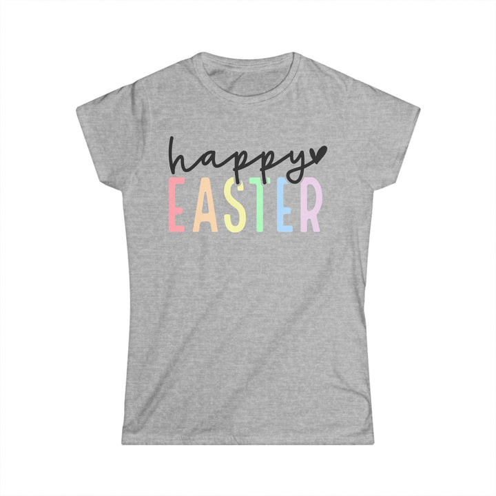 Pastel Happy Easter - Women's Softstyle Tee