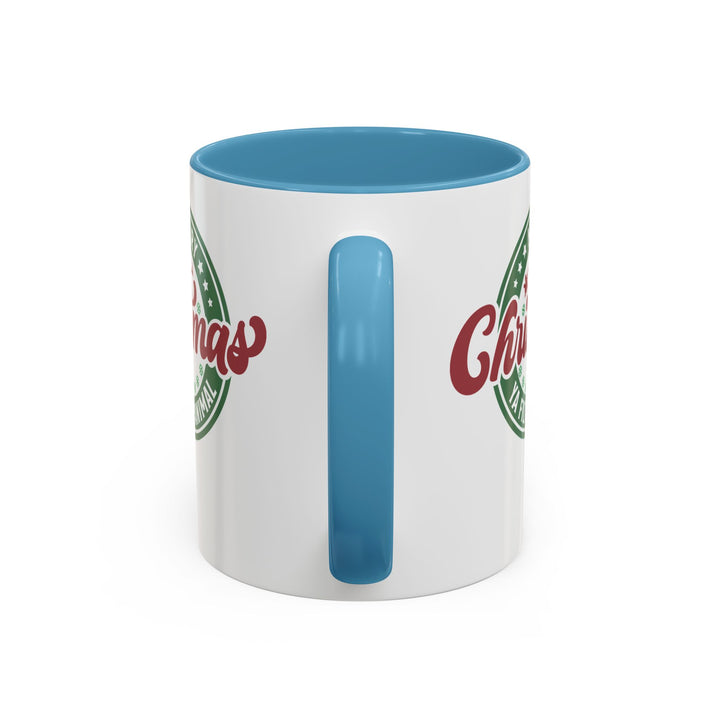 Merry Christmas Ya Filthy Animal - Accent Coffee Mug (11, 15oz)