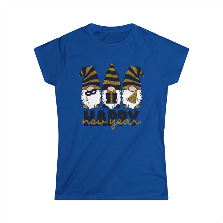 Happy New Year Gnomes - Women's Softstyle Tee