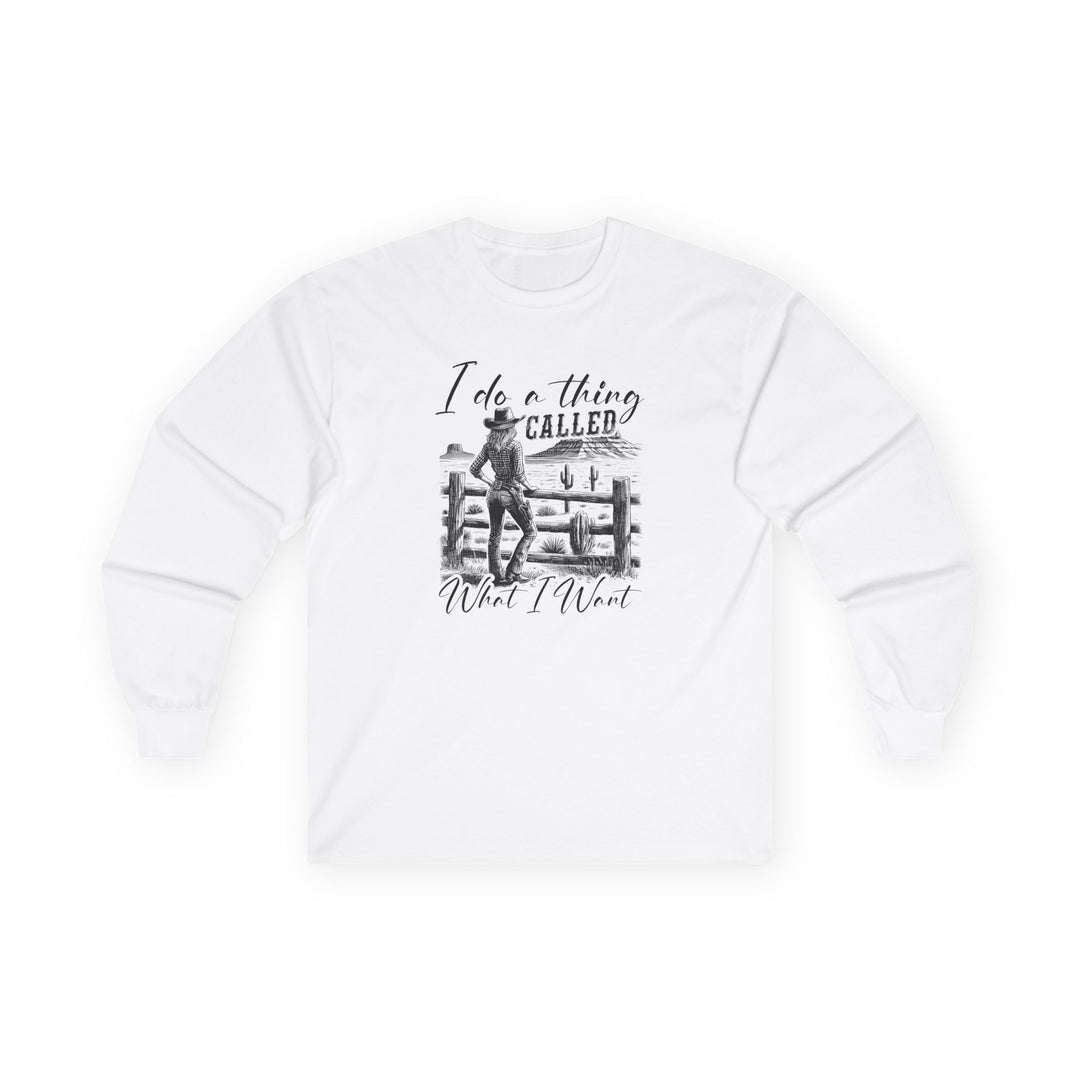 I Do A Thing Called - Unisex Ultra Cotton Long Sleeve Tee