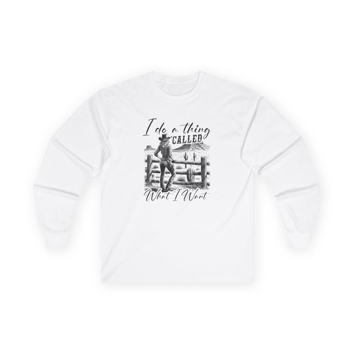 I Do A Thing Called - Unisex Ultra Cotton Long Sleeve Tee
