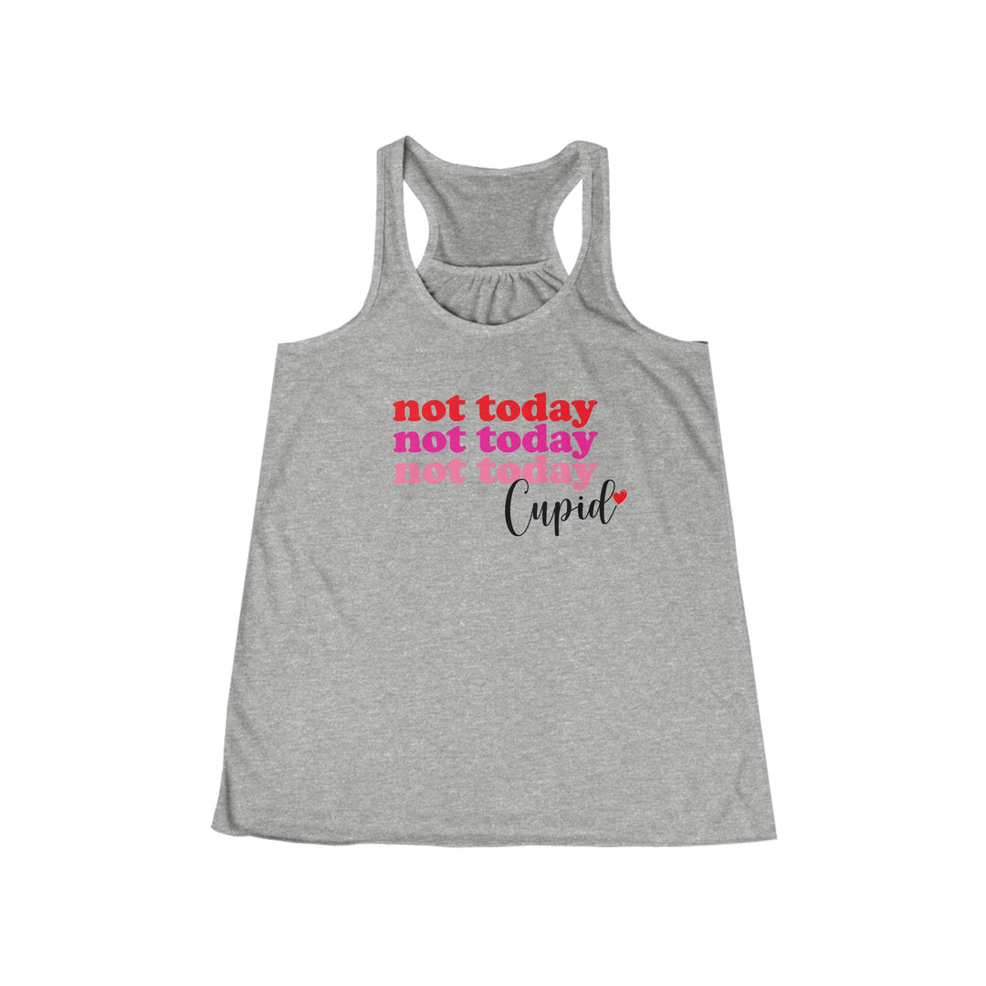 Not Today Cupid - Women's Flowy Racerback Tank