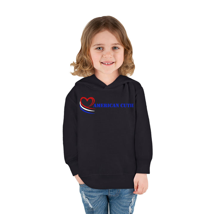 American Cutie - Toddler Pullover Fleece Hoodie