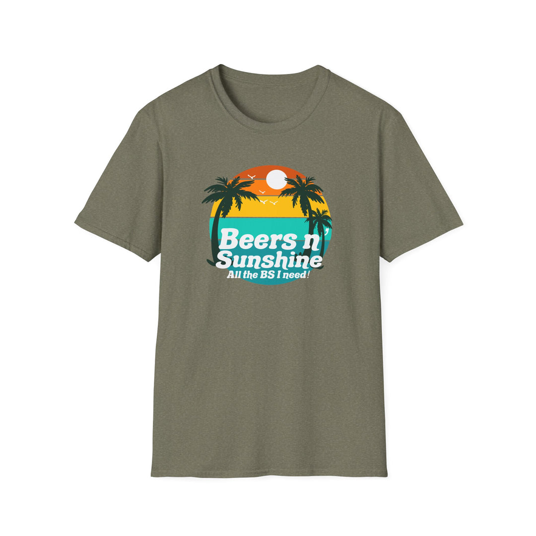 Beers N Sunshine - Unisex Softstyle T-Shirt