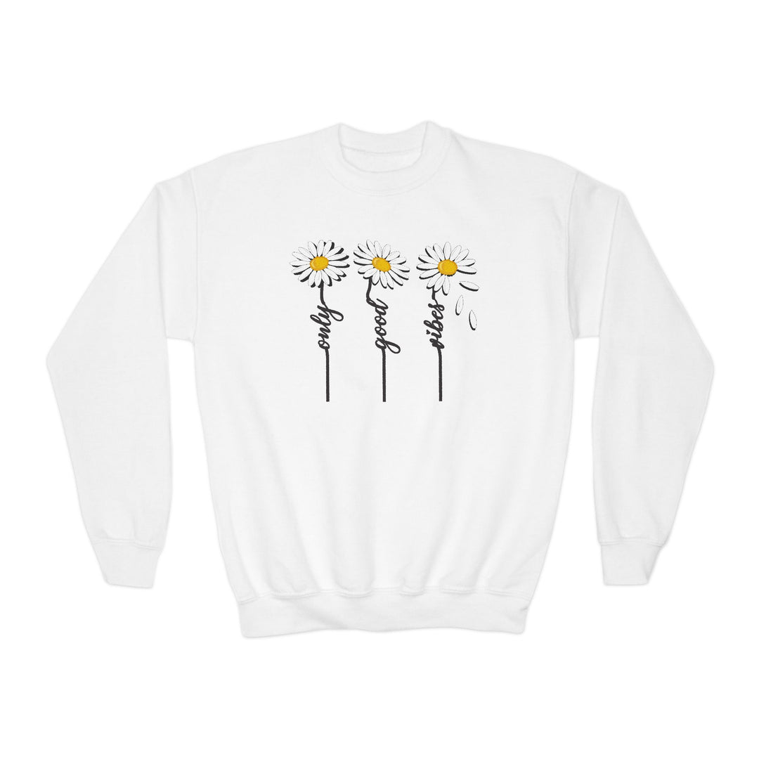 Only Good Vibes - Youth Crewneck Sweatshirt