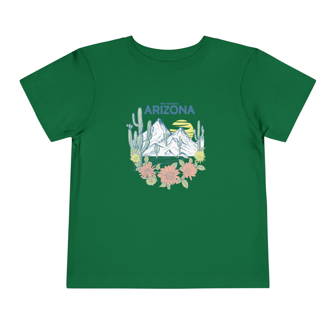 Feel The Sunset Arizona - Toddler Short Sleeve Tee