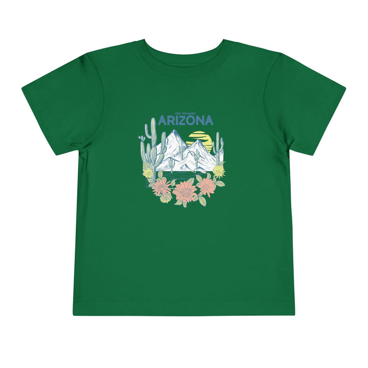 Feel The Sunset Arizona - Toddler Short Sleeve Tee