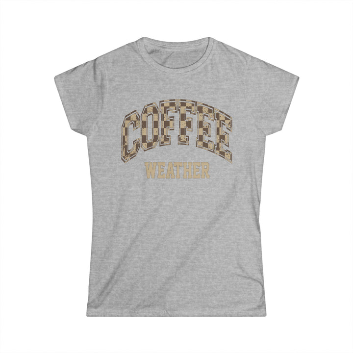 Coffee Weather - Women's Softstyle Tee