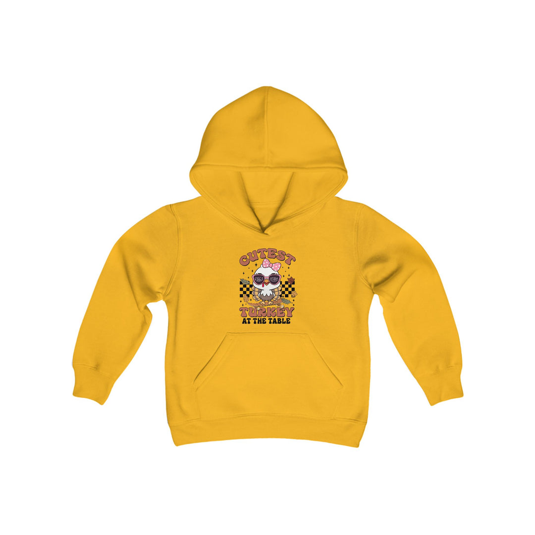 Cutest Turkey Girls -Youth Heavy Blend Hooded Sweatshirt