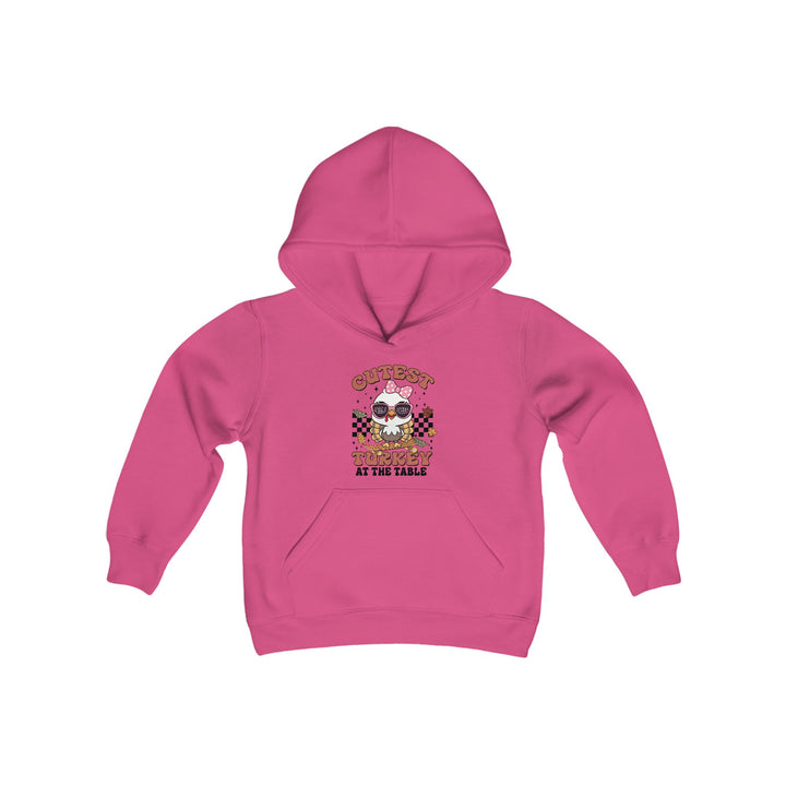 Cutest Turkey Girls -Youth Heavy Blend Hooded Sweatshirt