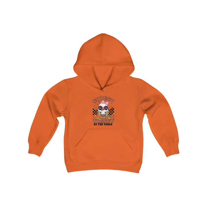 Cutest Turkey Girls -Youth Heavy Blend Hooded Sweatshirt