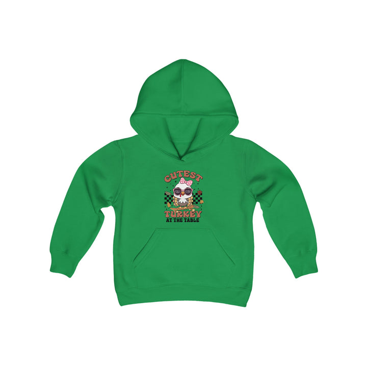 Cutest Turkey Girls -Youth Heavy Blend Hooded Sweatshirt