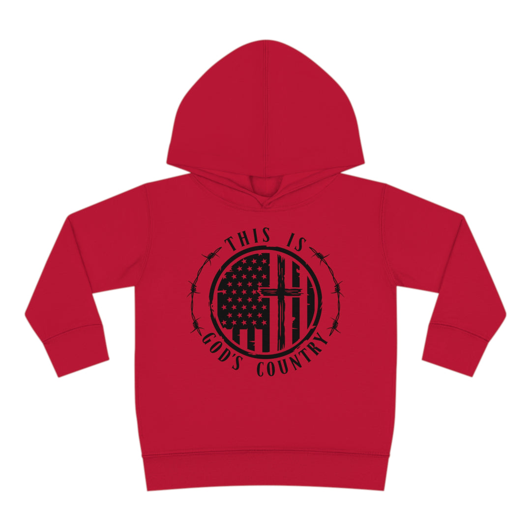 Gods Country - Toddler Pullover Fleece Hoodie