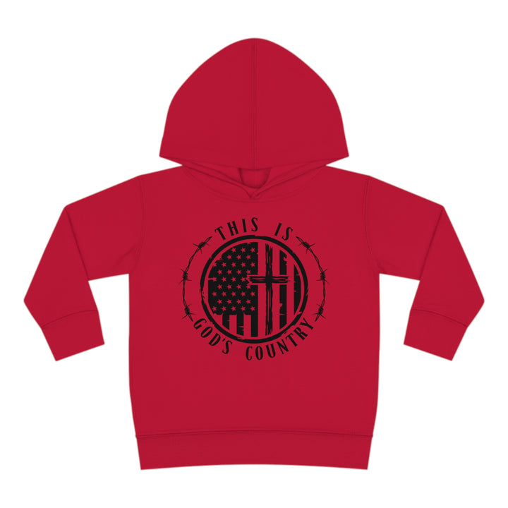 Gods Country - Toddler Pullover Fleece Hoodie