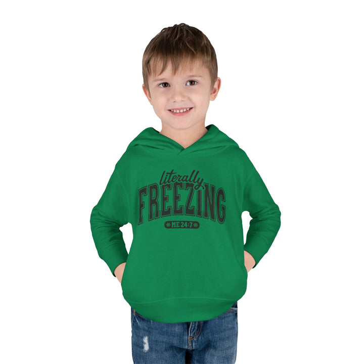 Literally Freezing - Toddler Pullover Fleece Hoodie