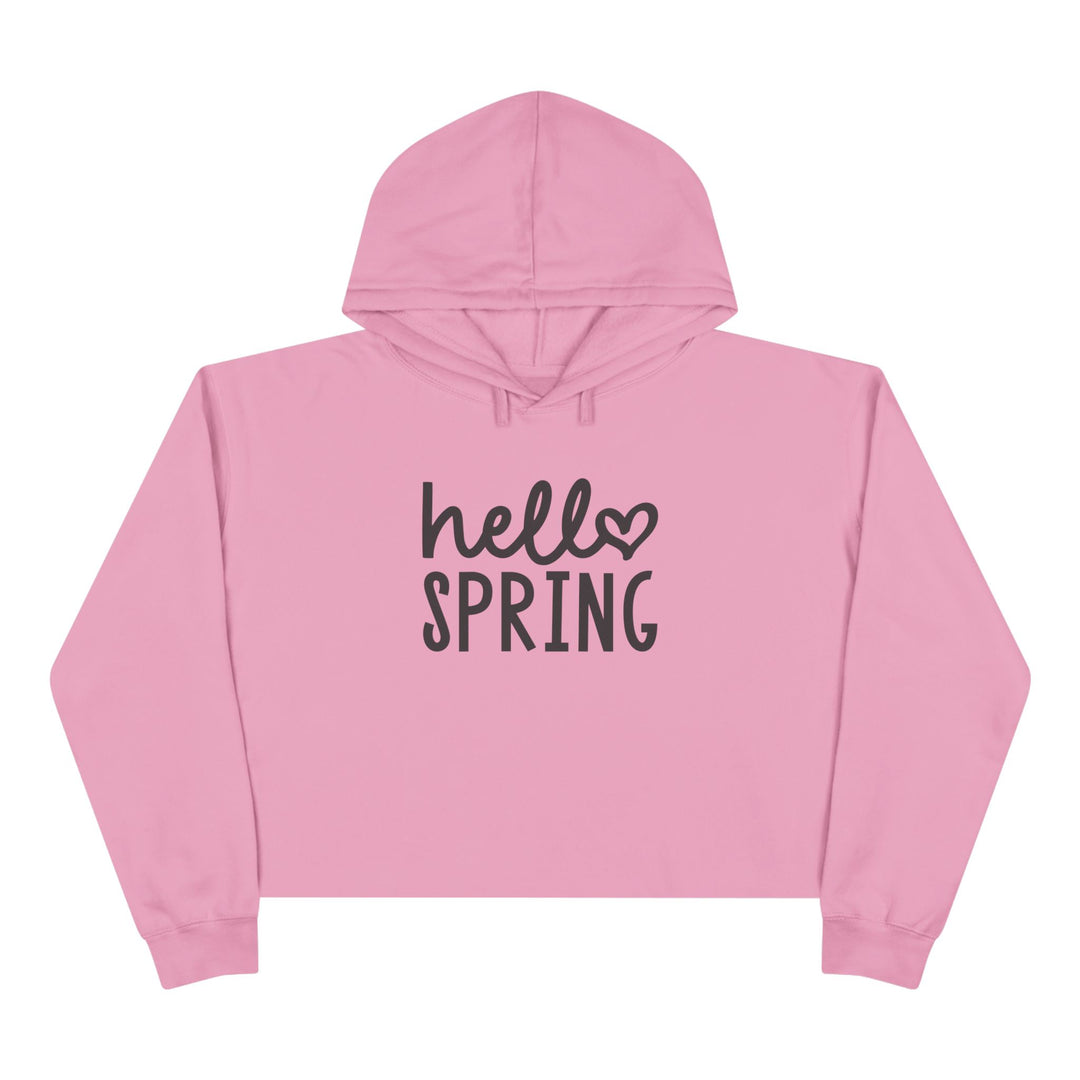 Hello Spring - Crop Hoodie