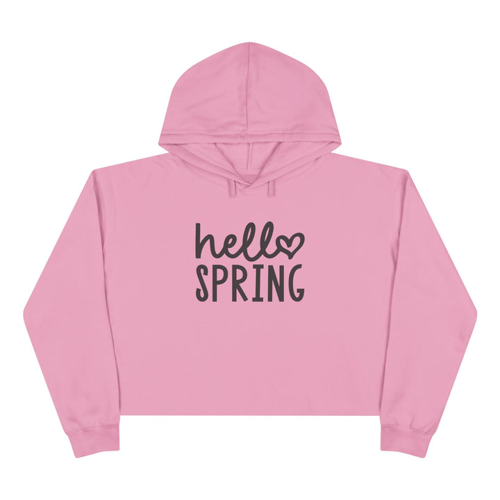 Hello Spring - Crop Hoodie