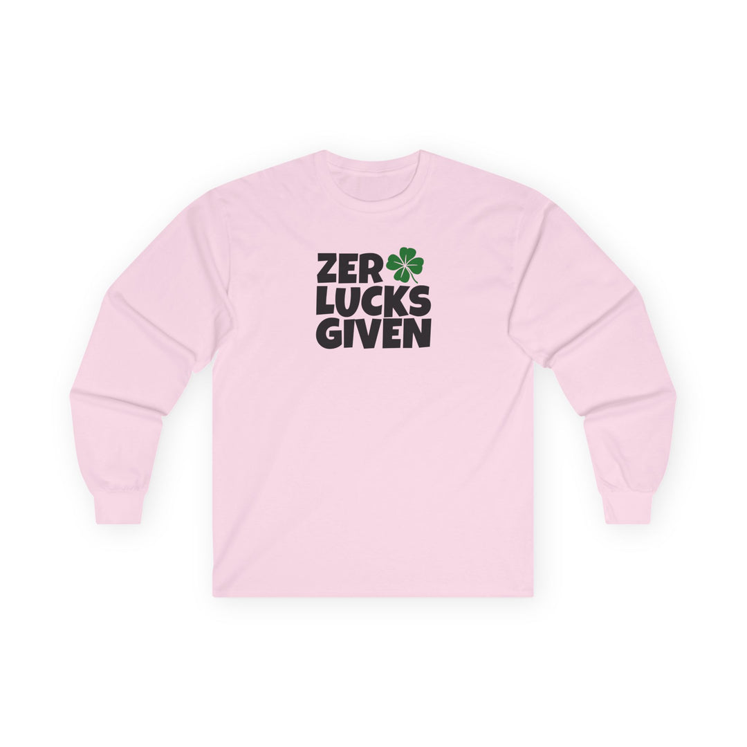 Zero Lucks Given - Unisex Ultra Cotton Long Sleeve Tee