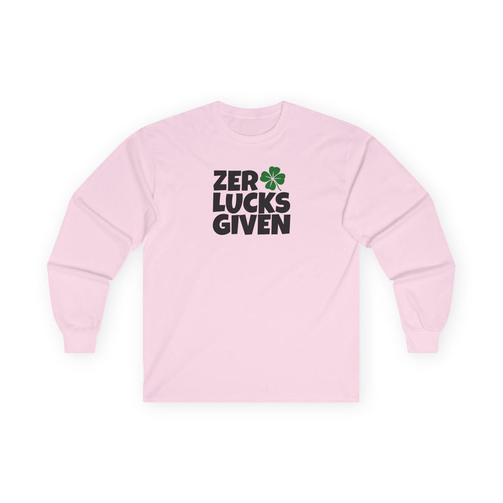 Zero Lucks Given - Unisex Ultra Cotton Long Sleeve Tee