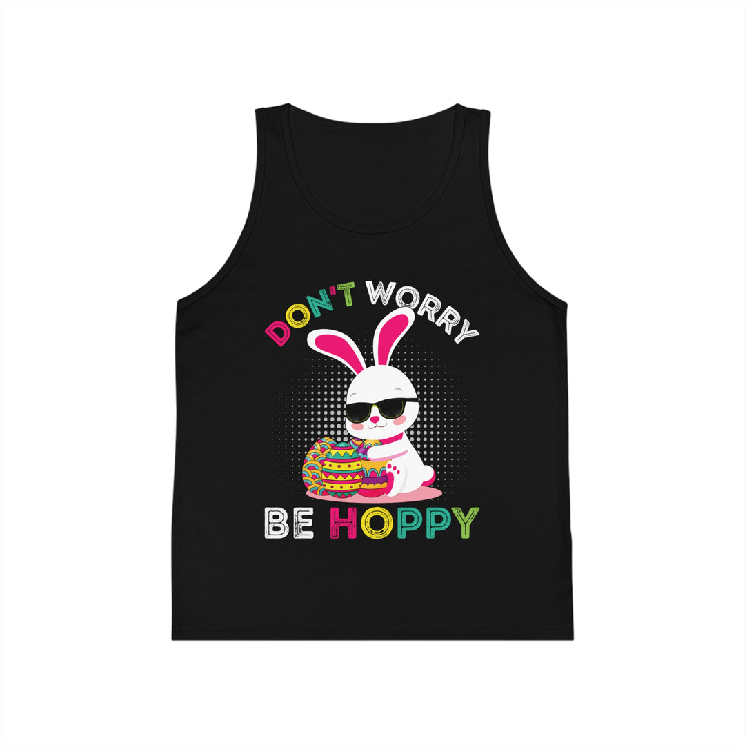 Don't Worry Be Hoppy - Kid's Jersey Tank Top
