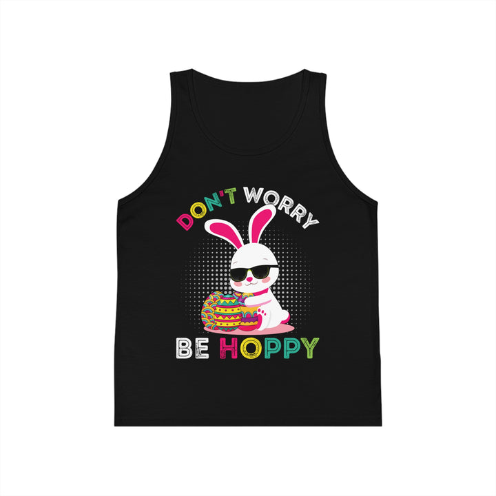 Don't Worry Be Hoppy - Kid's Jersey Tank Top