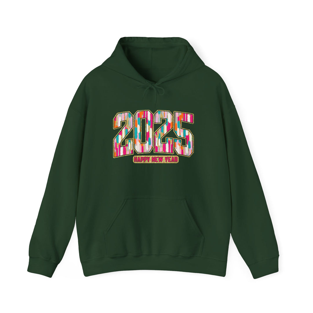 2025 Happy New Year - Unisex Heavy Blend™ Hooded Sweatshirt