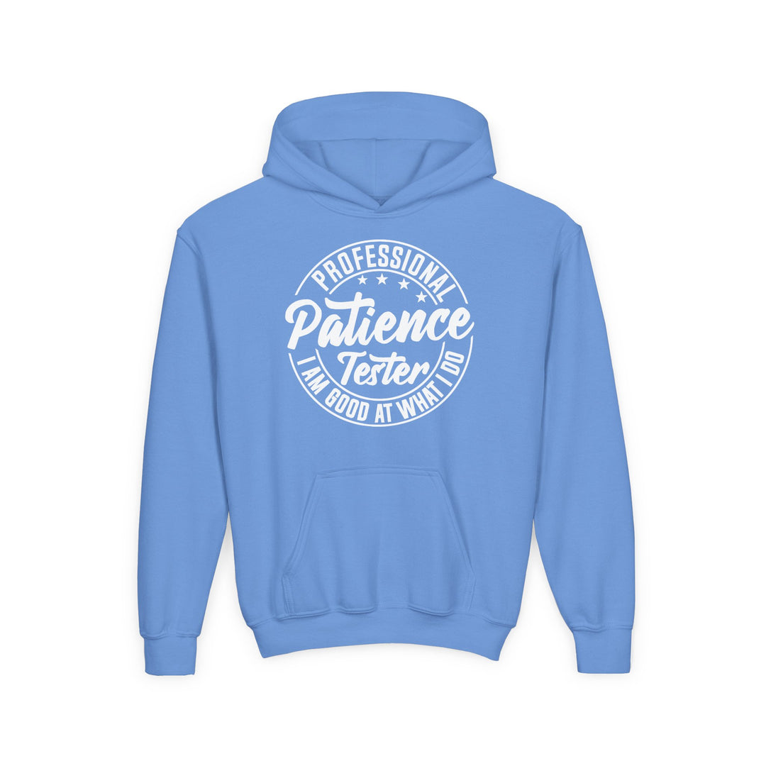 Professional Patience Tester - Youth Heavy Blend Hooded Sweatshirt
