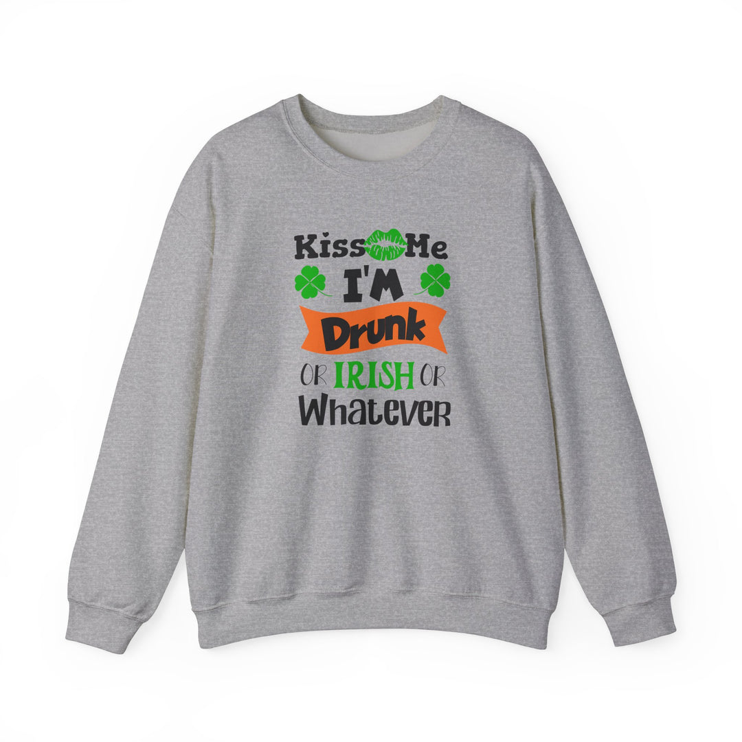 Kiss Me I'm Drunk - Unisex Heavy Blend™ Crewneck Sweatshirt