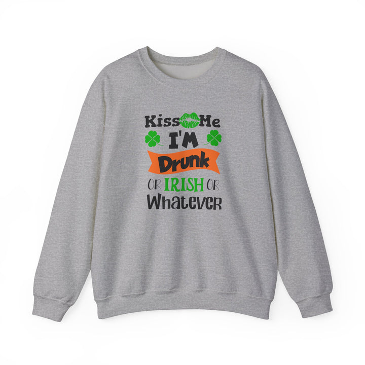 Kiss Me I'm Drunk - Unisex Heavy Blend™ Crewneck Sweatshirt