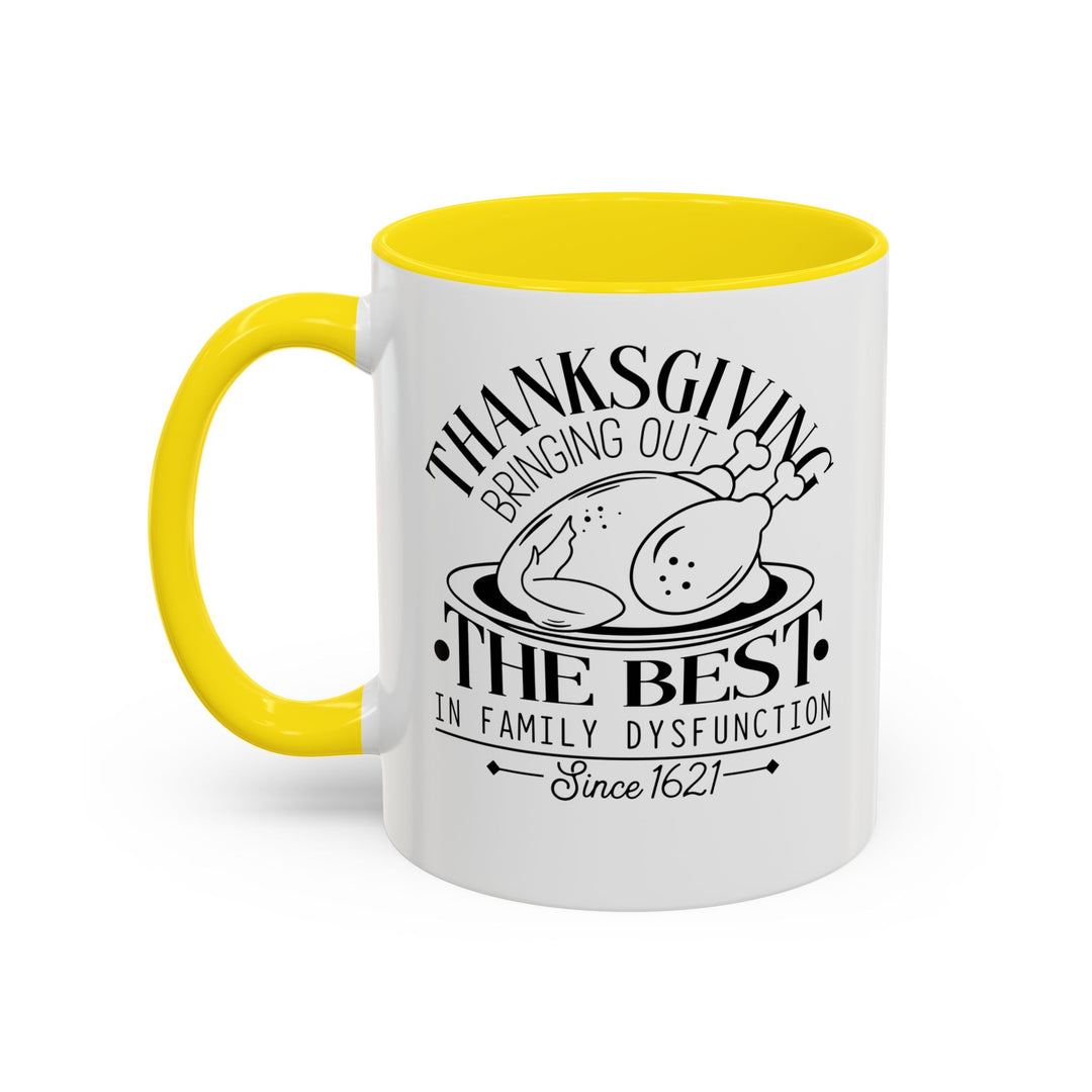 Family Dysfunction - Accent Coffee Mug (11, 15oz)