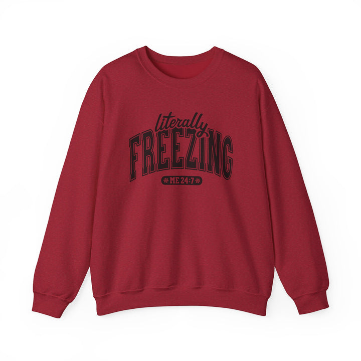 Literally Freezing - Unisex Heavy Blend™ Crewneck Sweatshirt