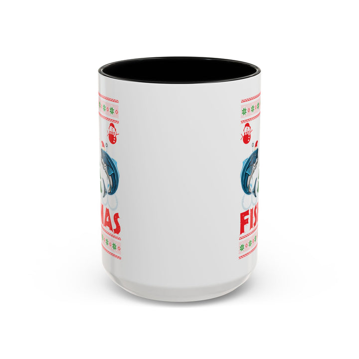 Merry Fishmas - Accent Coffee Mug (11, 15oz)