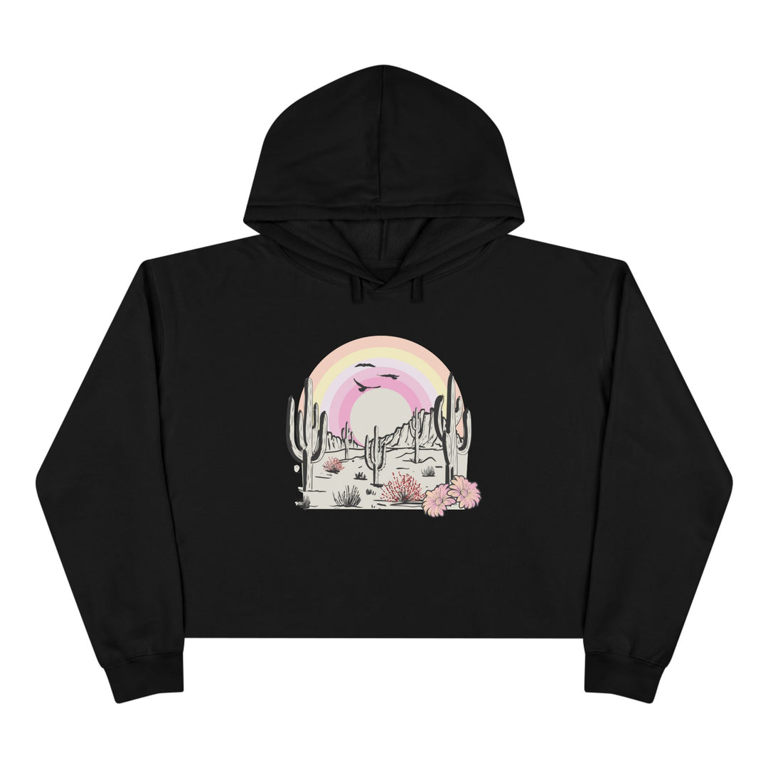Desert Rainbow - Crop Hoodie