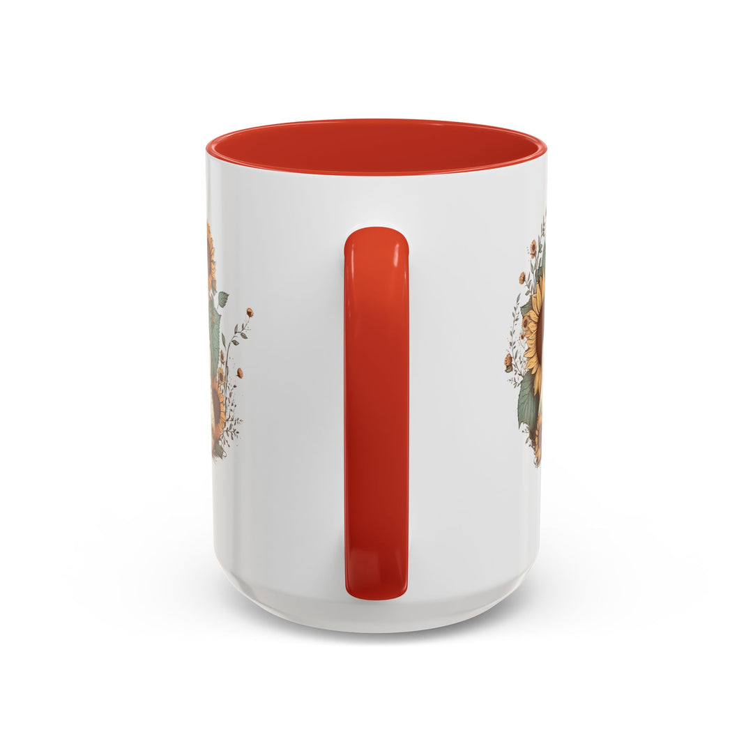 Sunflower Guitar - Accent Coffee Mug (11, 15oz)