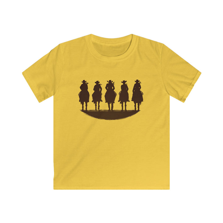 Cowboy Silhouette - Kids Softstyle Tee