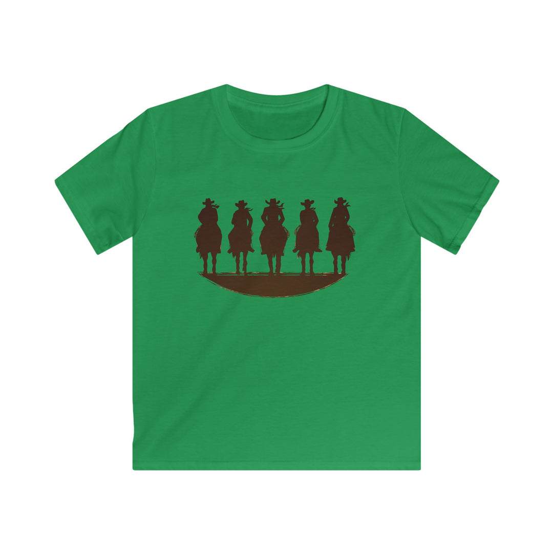Cowboy Silhouette - Kids Softstyle Tee