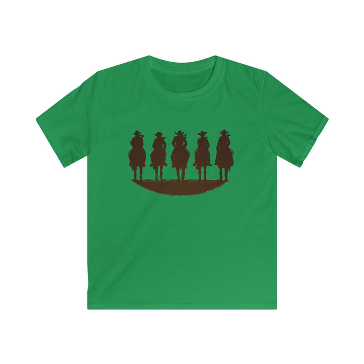 Cowboy Silhouette - Kids Softstyle Tee