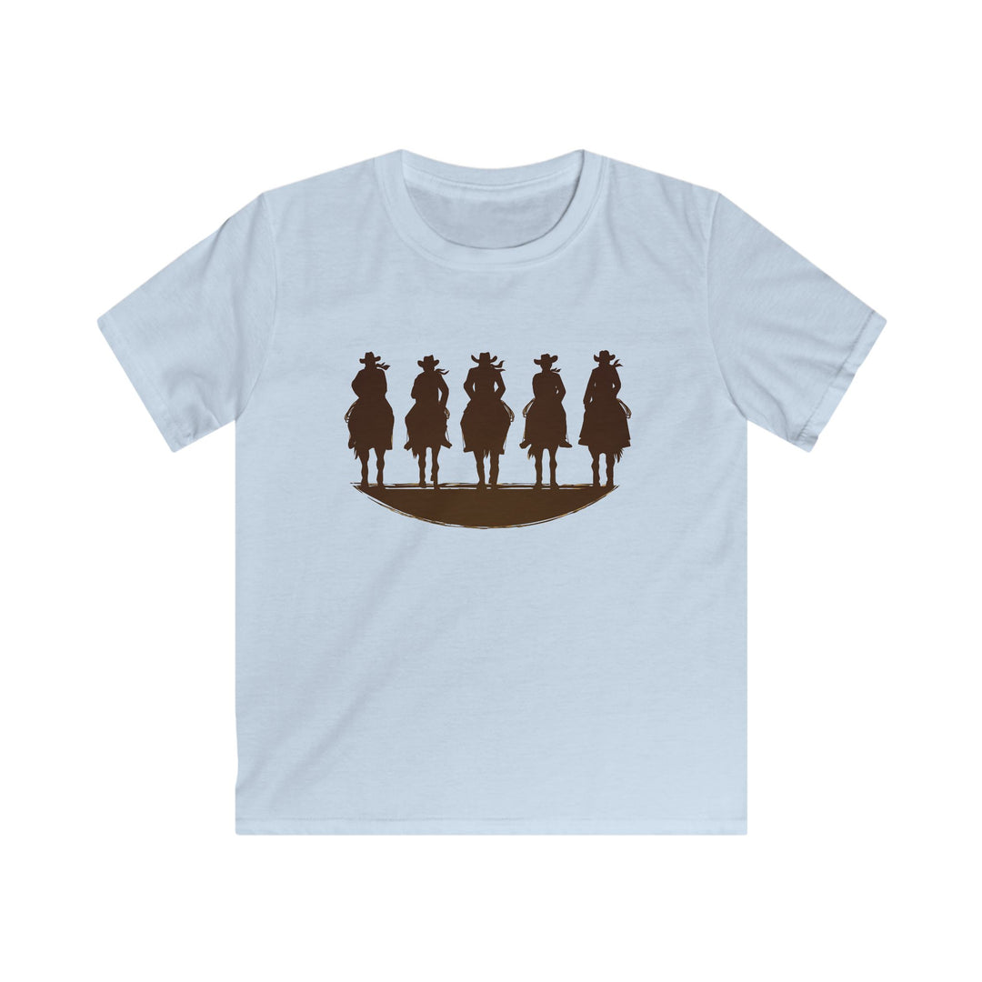 Cowboy Silhouette - Kids Softstyle Tee