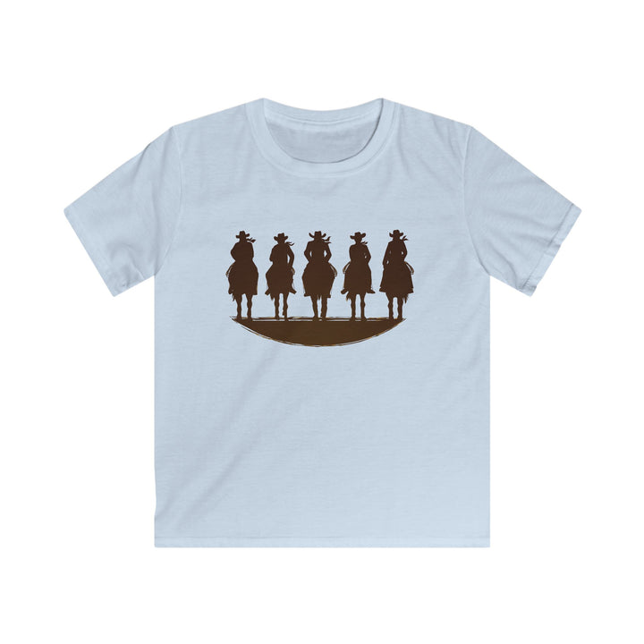 Cowboy Silhouette - Kids Softstyle Tee