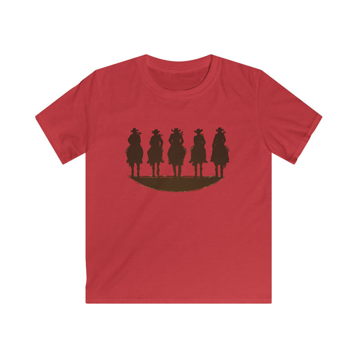 Cowboy Silhouette - Kids Softstyle Tee