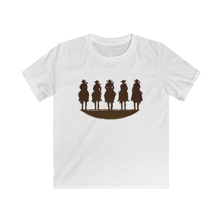Cowboy Silhouette - Kids Softstyle Tee
