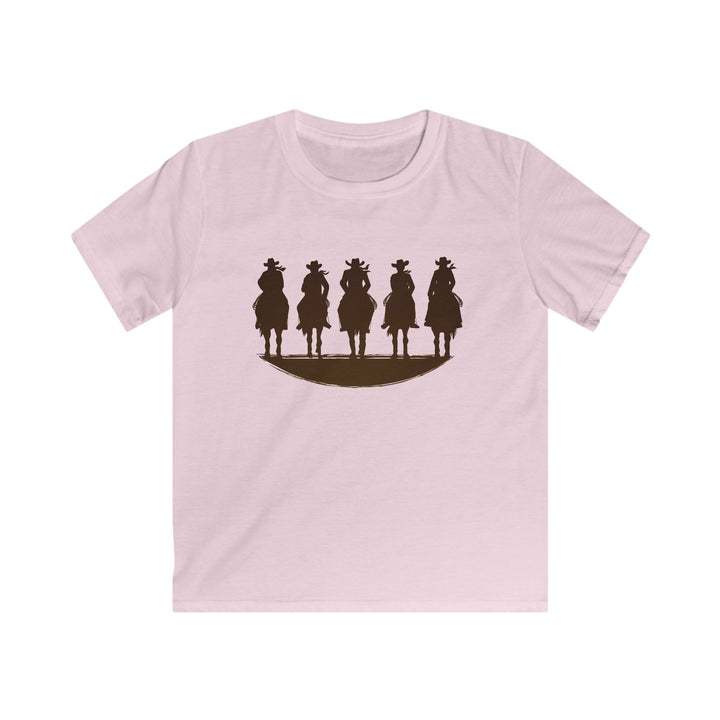 Cowboy Silhouette - Kids Softstyle Tee